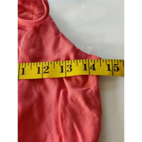 NWT Blue Blush Elastic Body Ruffle Hem Sleeveless Dress Pink Womens Size Large - Picture 8 of 12